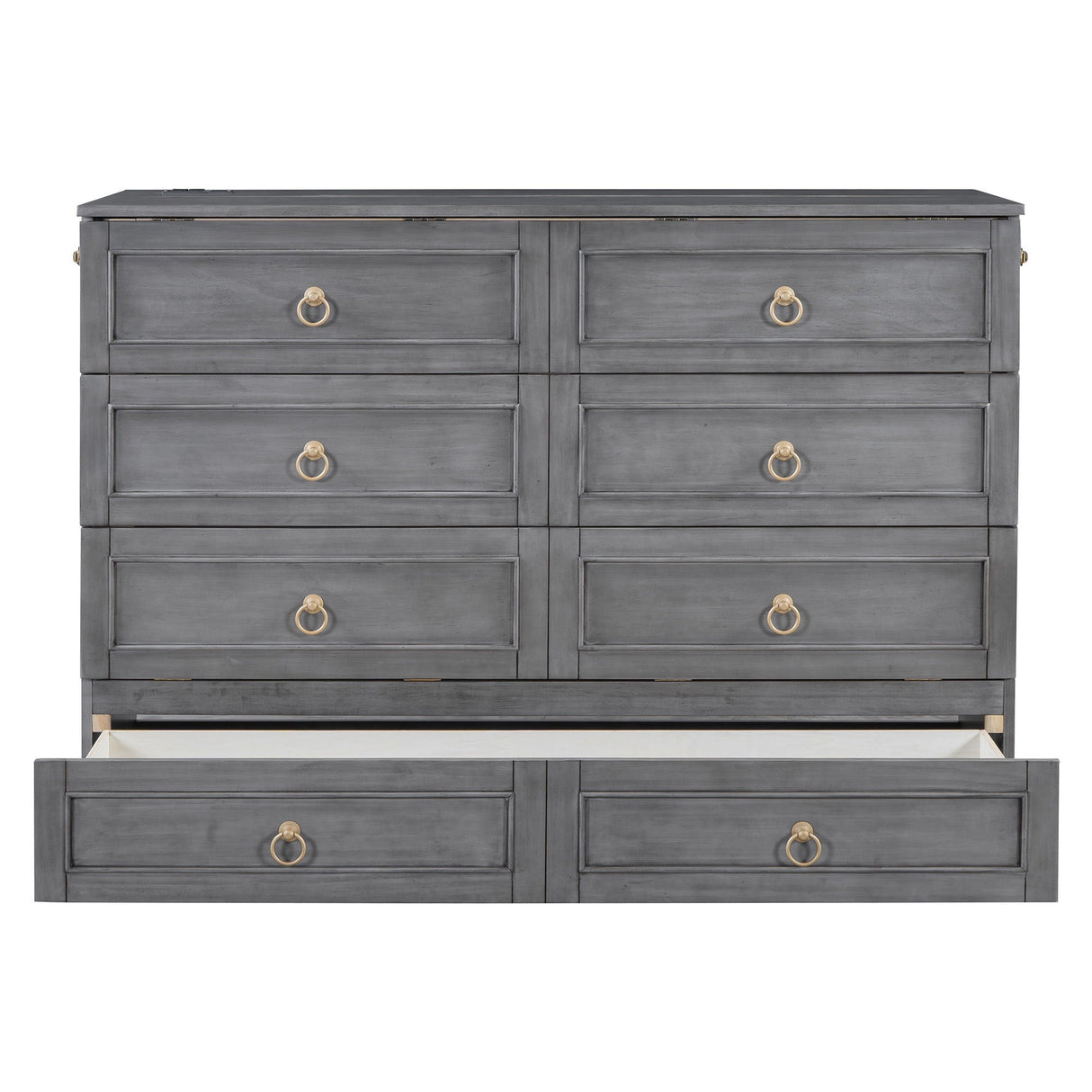 Murphy Bed With Large Drawers And Stylish Design