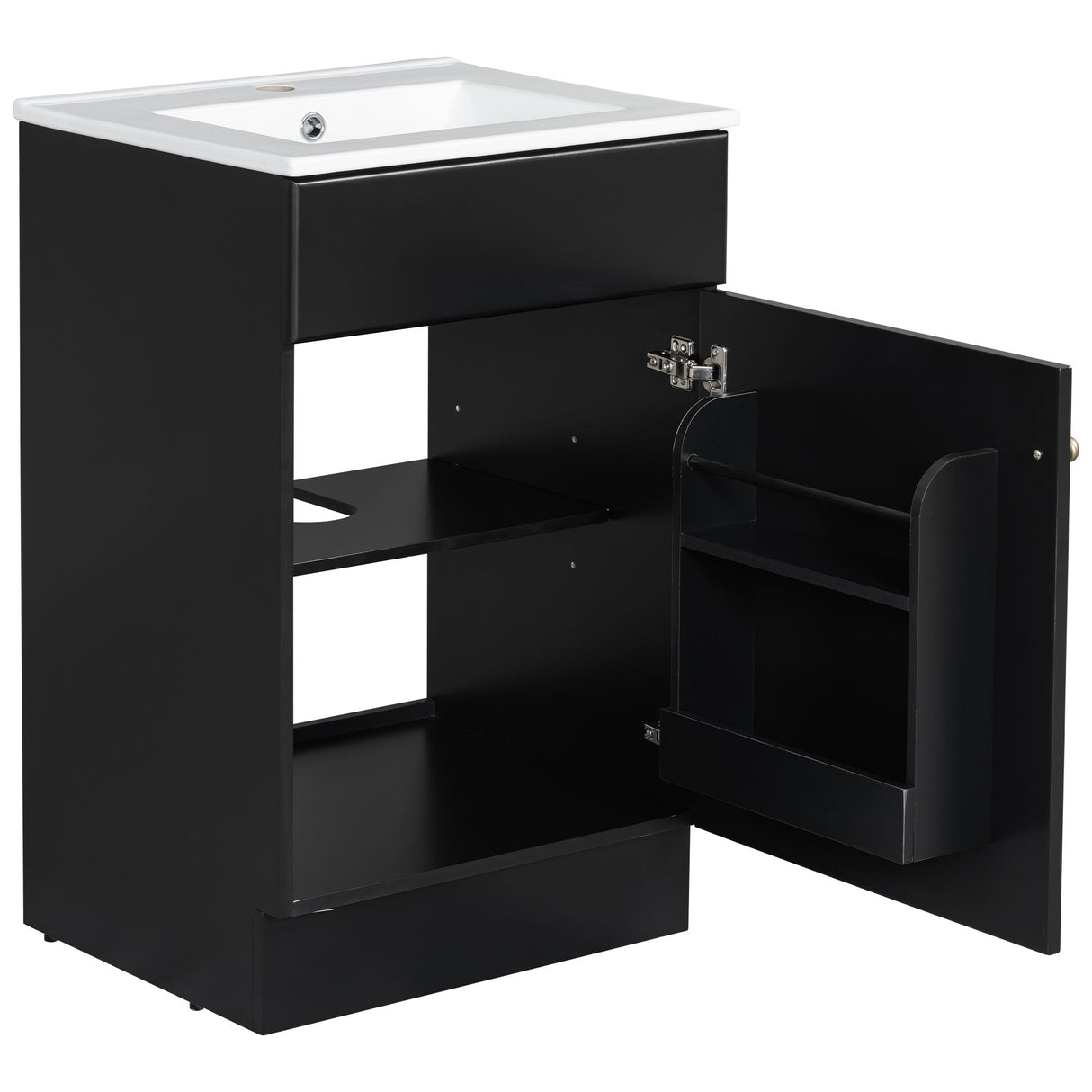 Bathroom Vanity With Sink, Cabinet With Adjustable Shelf