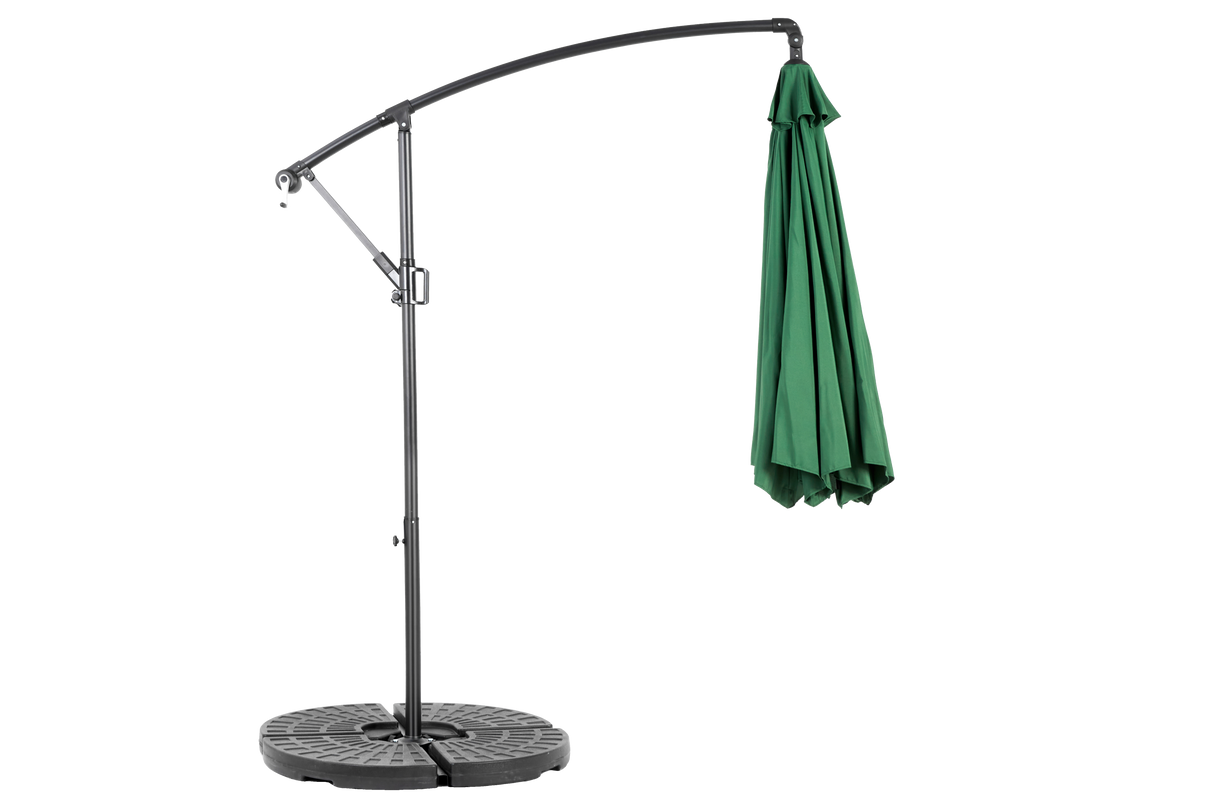 Best Choice Products 10ft Offset Hanging Market Patio Umbrella - Dark Green