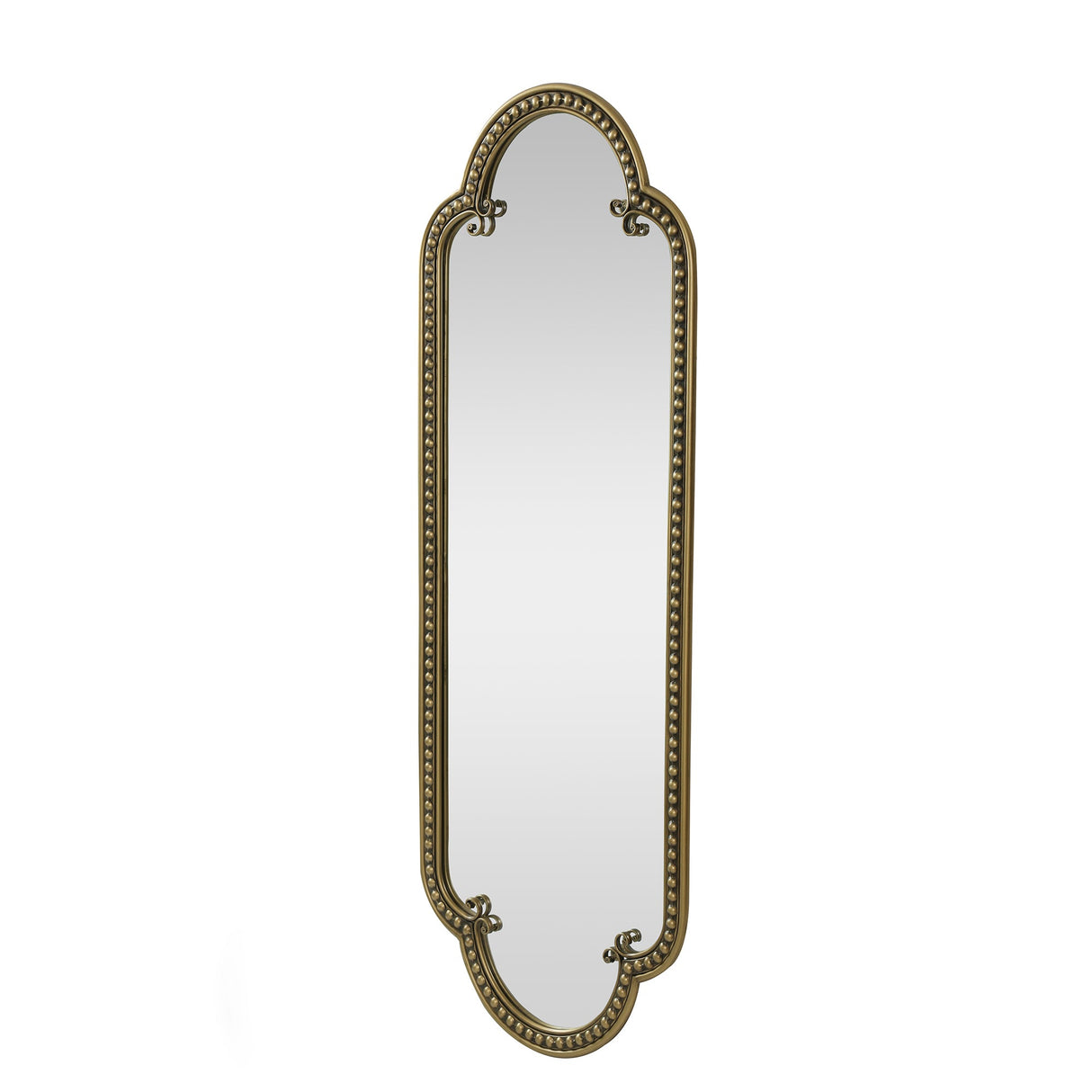 Scalloped Oval Wall Mirror, Vintage