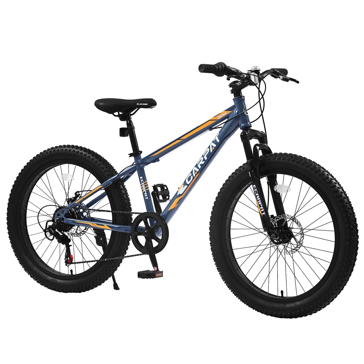 Elecony 24 Inch Fat Tire Mountain Bike
