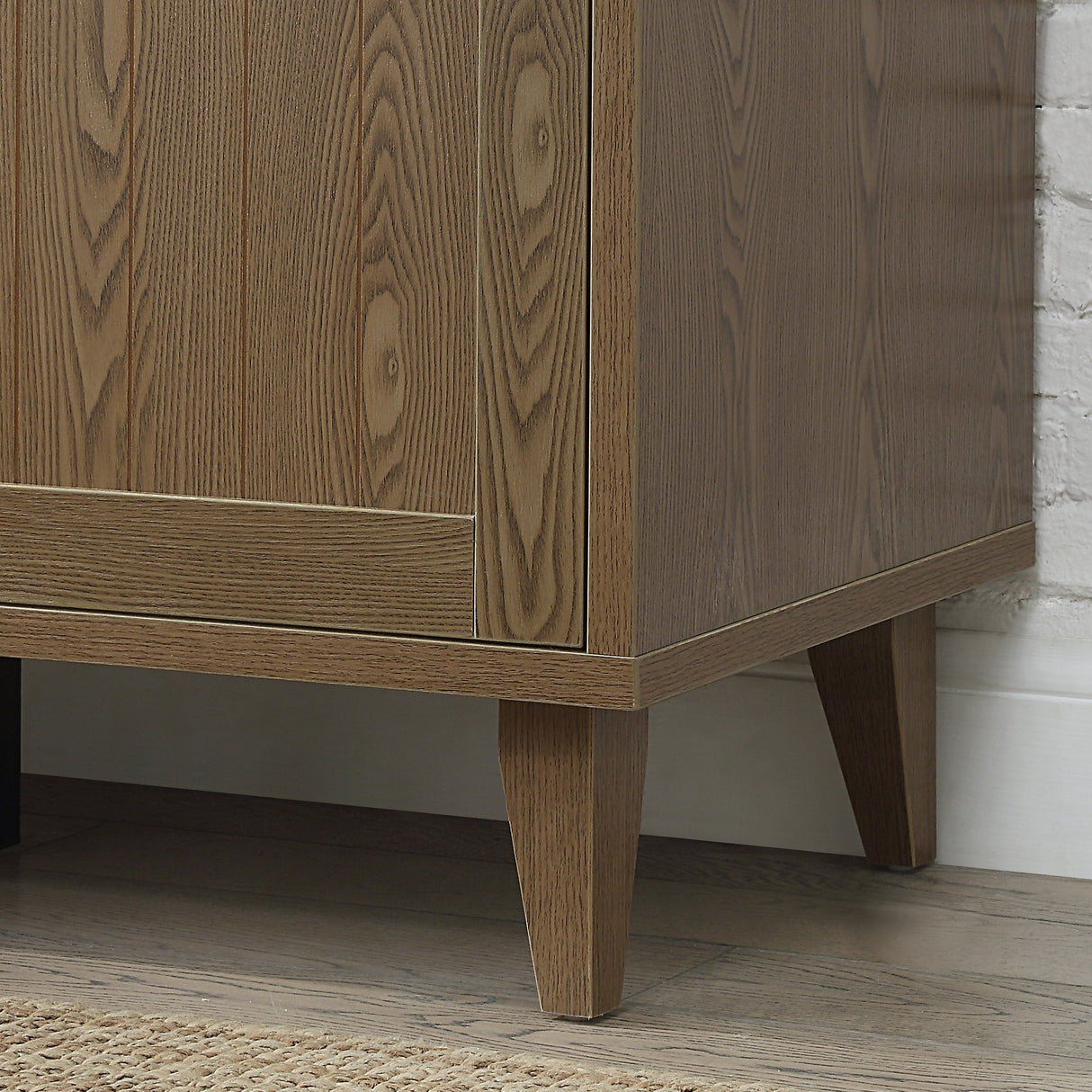 Modern 60 Inch TV Stand in Classic Walnut Finish