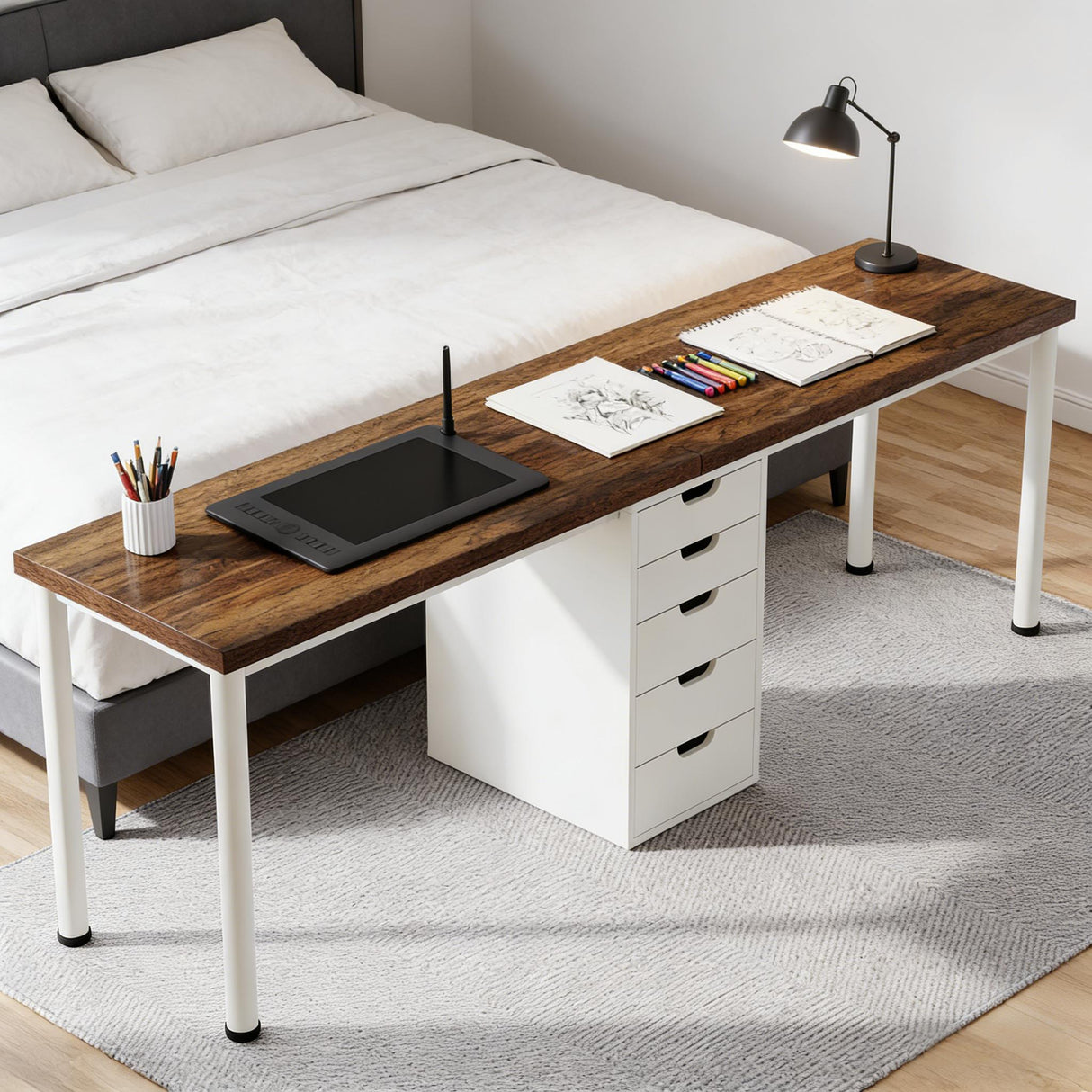 Two Person Computer Desk, Workstation