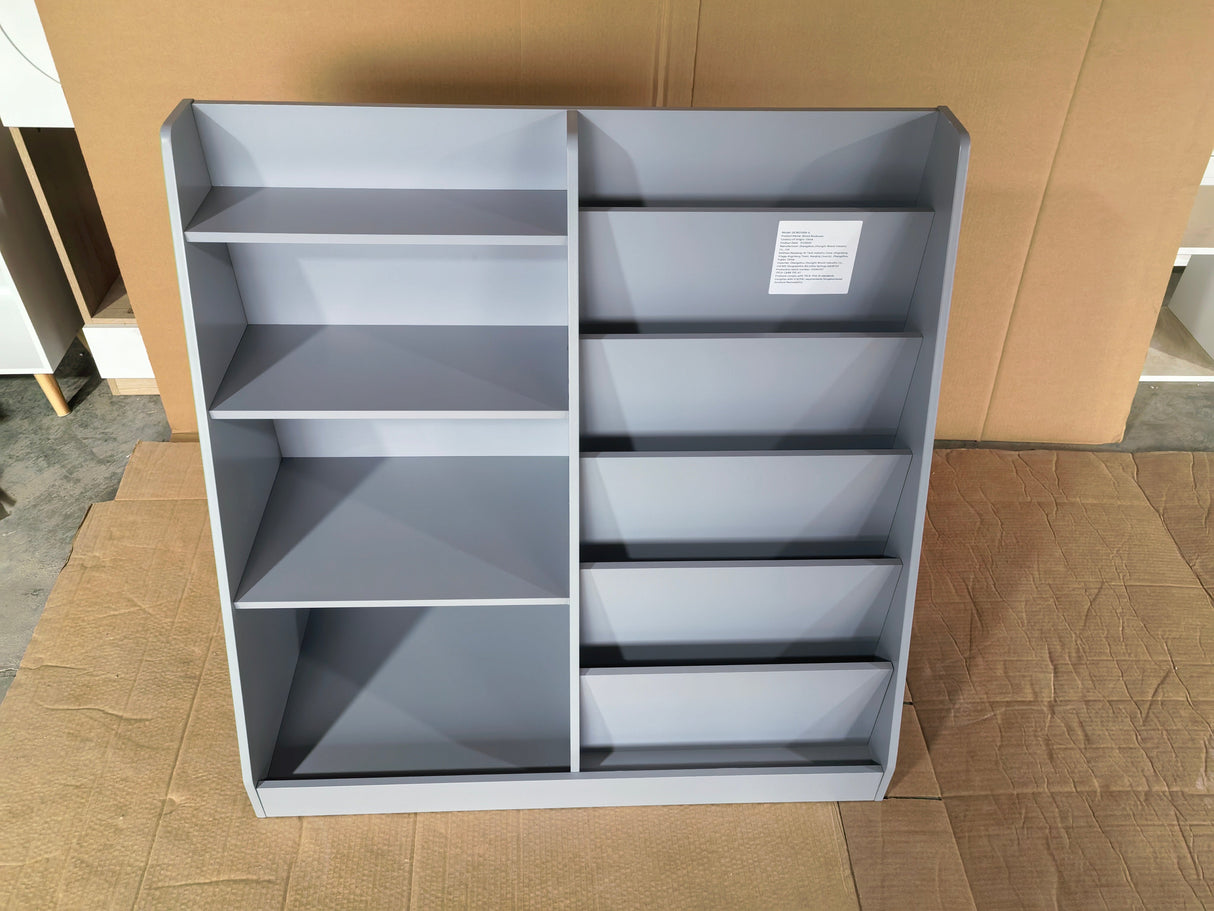 Kids Bookshelf and Toy Storage Organizer