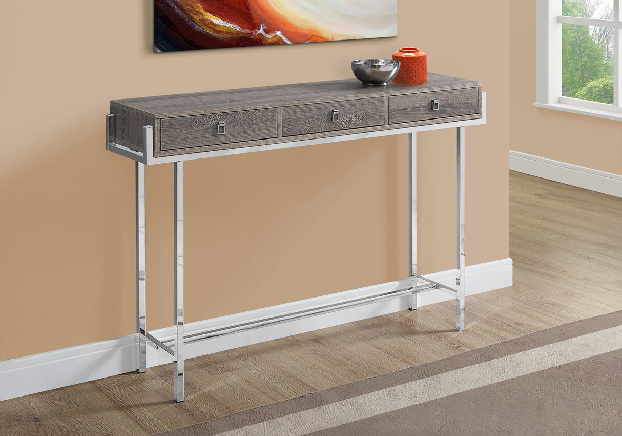 Accent Console Table For Entryway With Storage Drawers