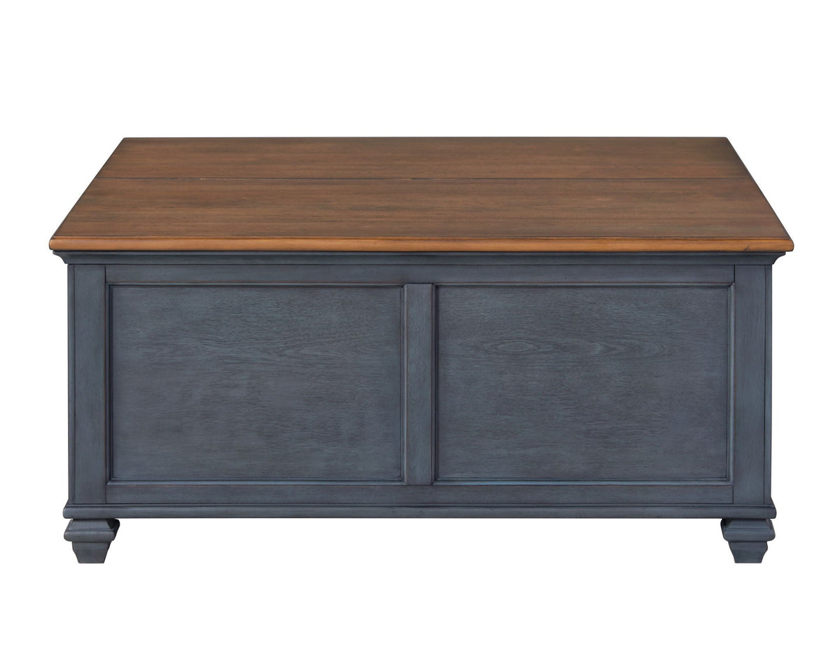 Lift-Top Coffee Table - Blue