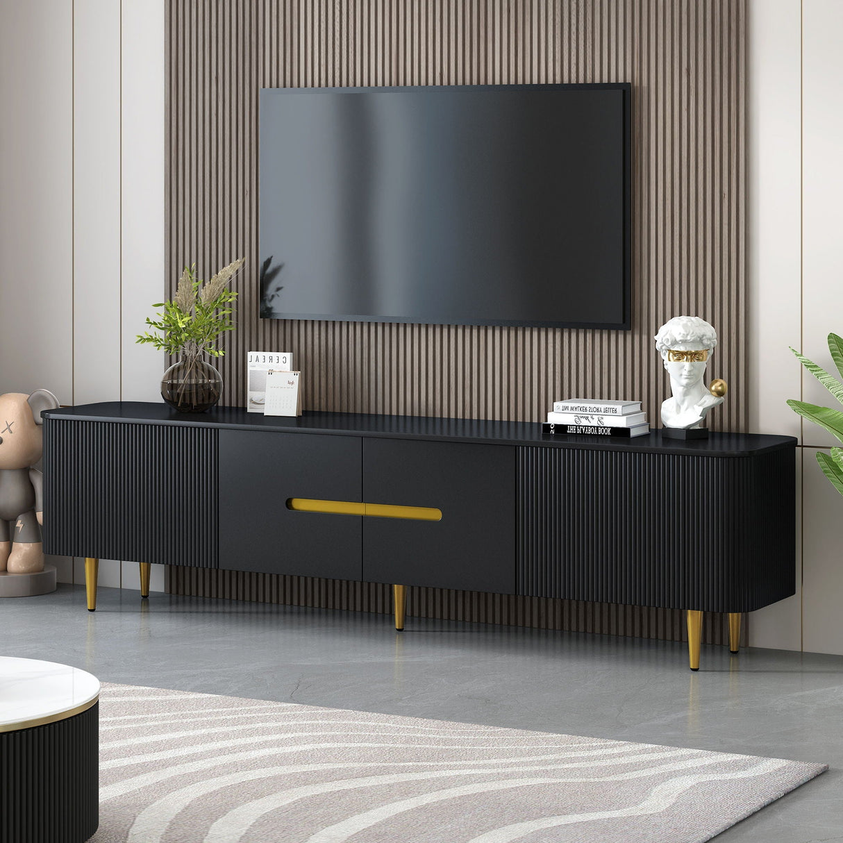 Minimalist TV Stand For TVs Up To 85"