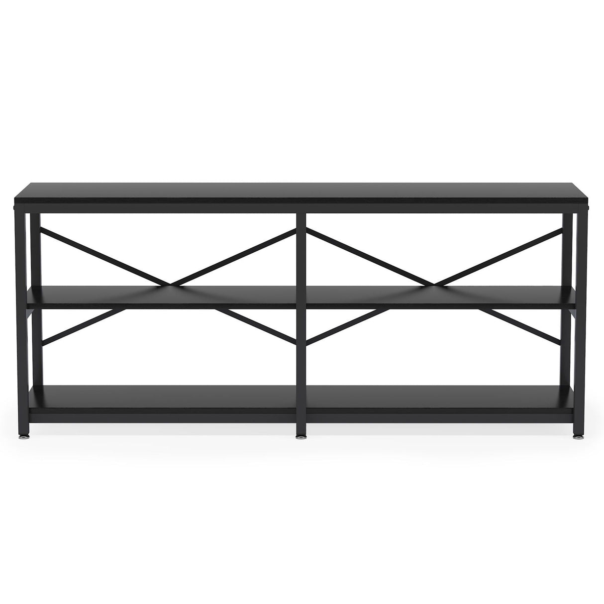 Console Table With X Back Design, Extra Long Storage