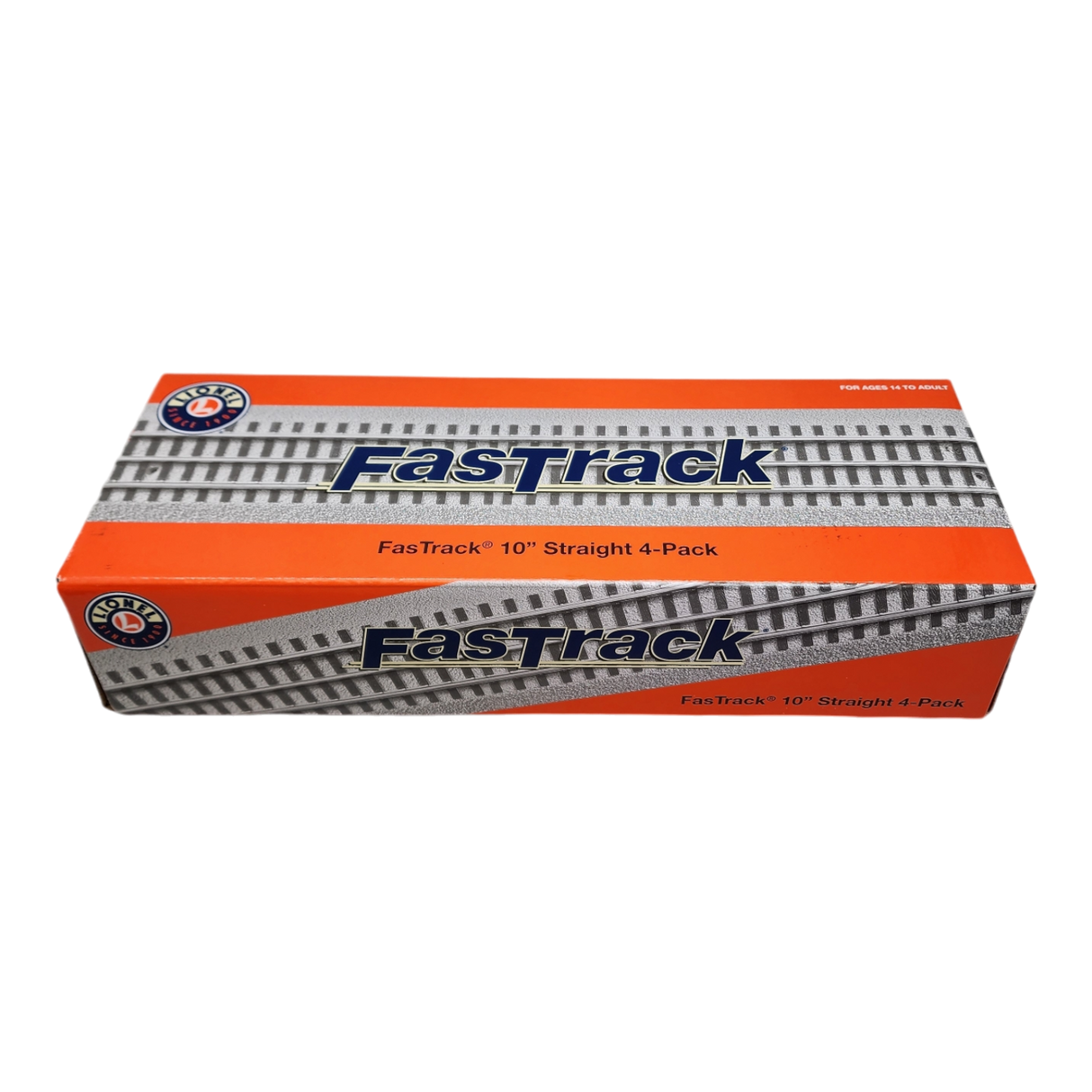 O-Gauge FasTrack 10” Straight - 4 Pack
