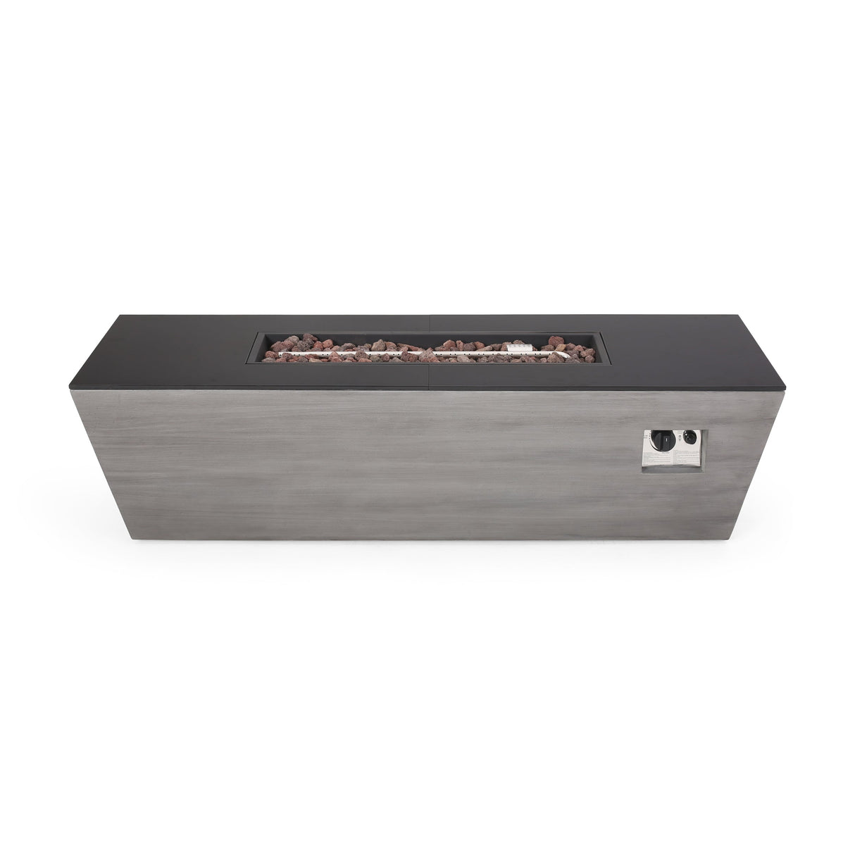 56" Rectangle MGO Fire Pit - 50,000 BTU
