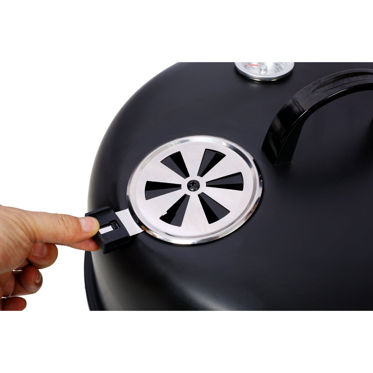 Charcoal Smoker Grill Wood Smoker Grills Outdoor Cooking 16 Inch Portable BBQ