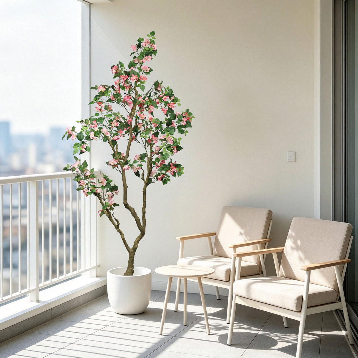 7FT Artificial Bougainvillea Tree with Realistic