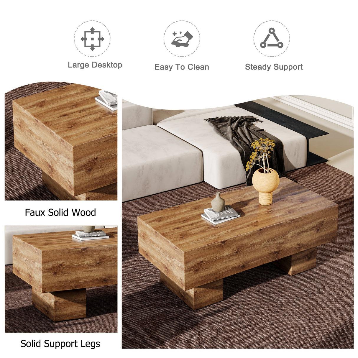 Modern Rectangular Coffee Table