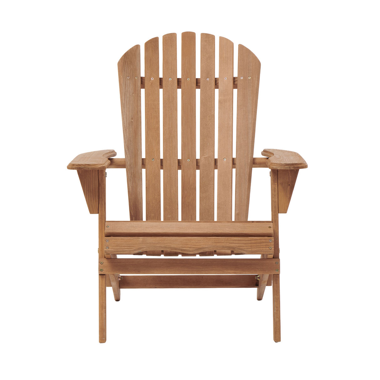 Outdoor Wooden Folding Adirondack Chair Set of 2
