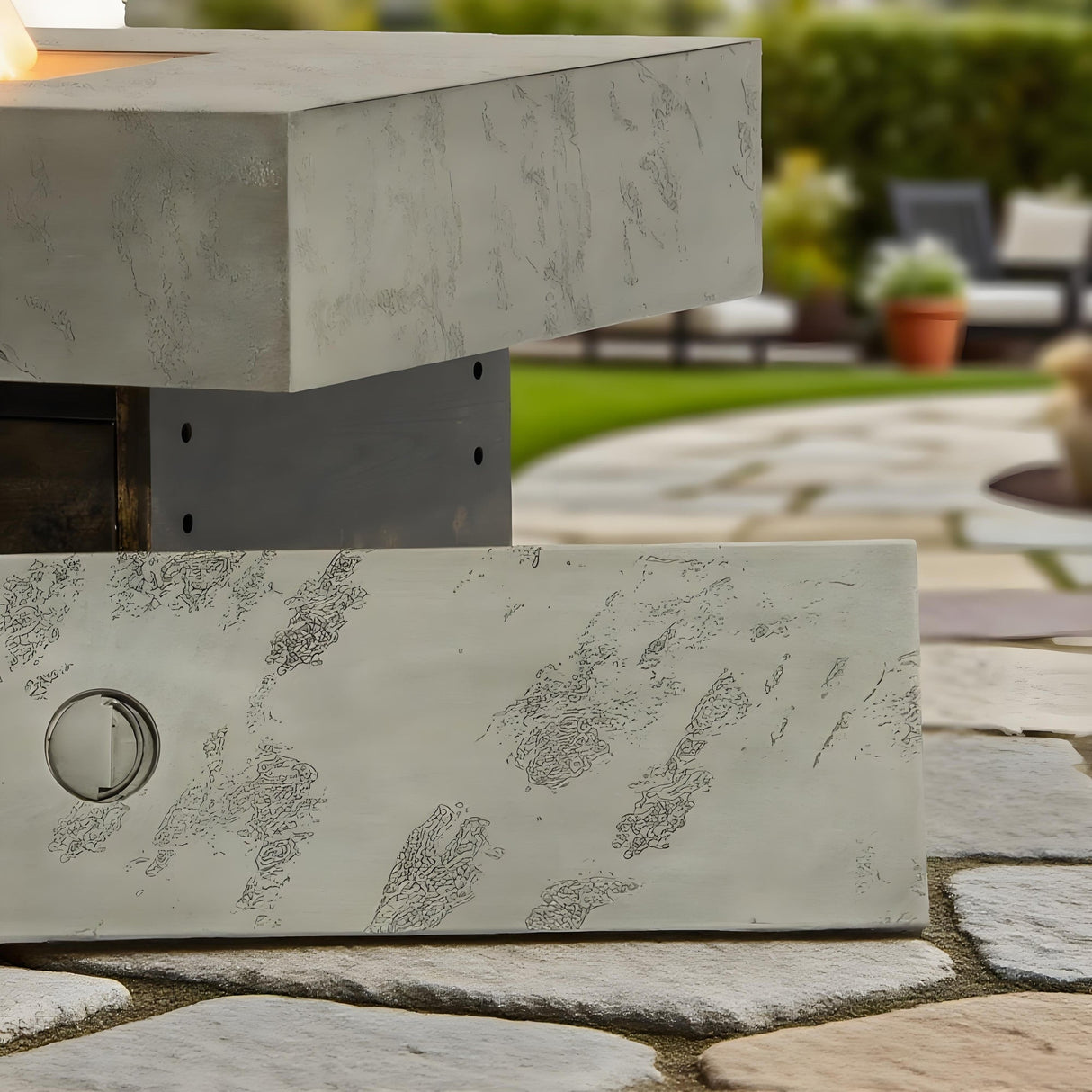 Tabletop Propane Fire Pits - 56 x 23 in