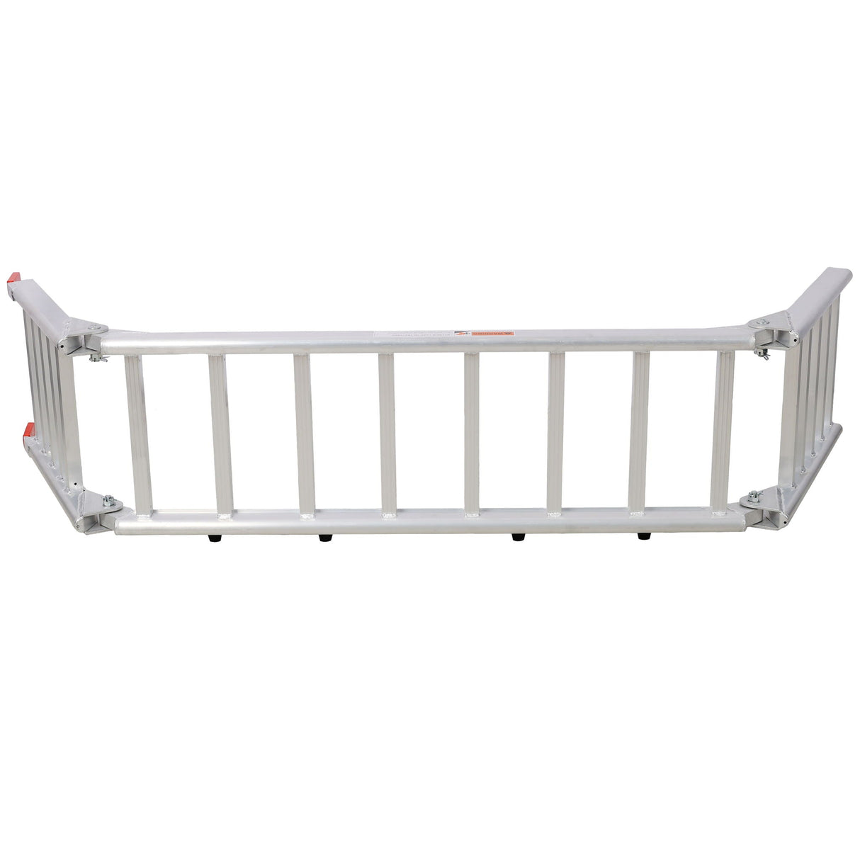 Ramp For Motorcycle / Lawn Mower / ATV, 2 In 1 Ramp And Tailgate Extender - Silver