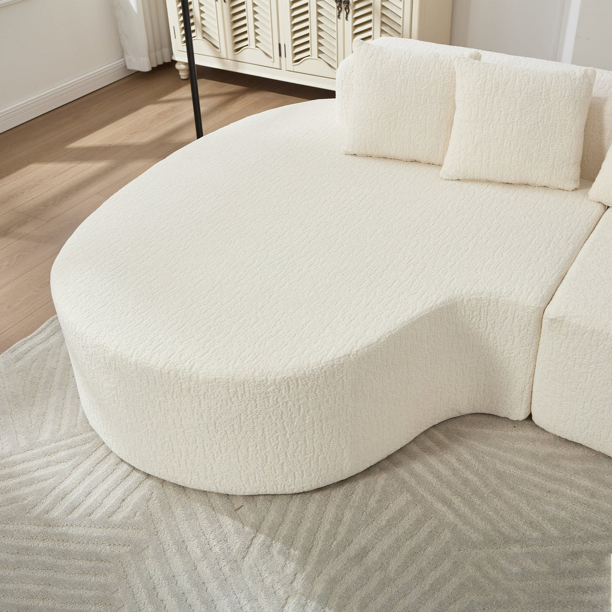 Boneless Couches for Living Room - White
