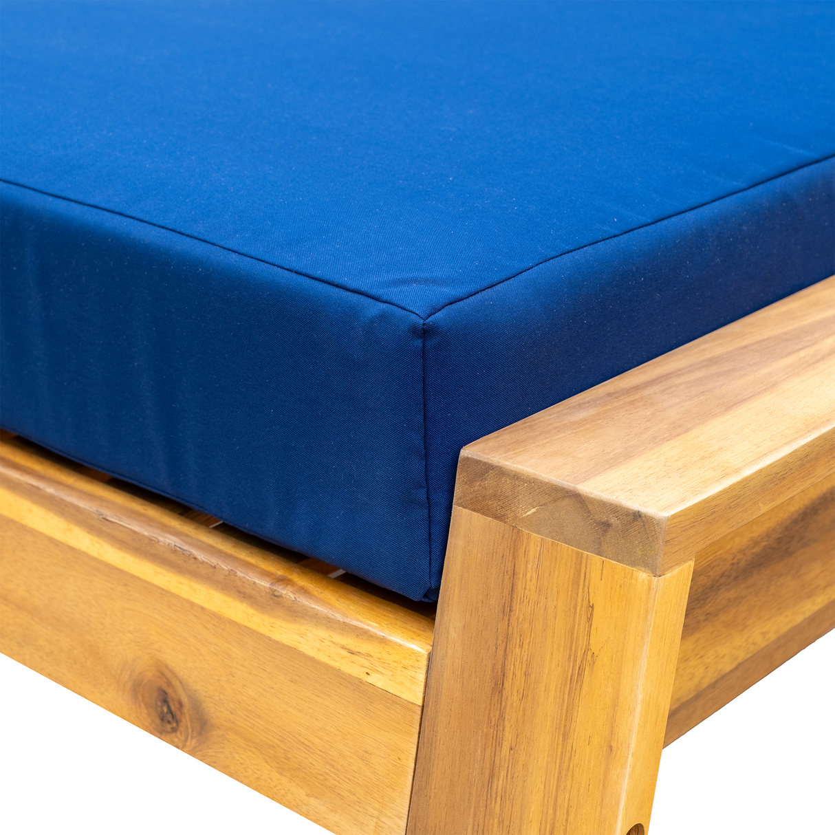 The Lunar Acacia Wood Outdoor Lounge Set with Side Table