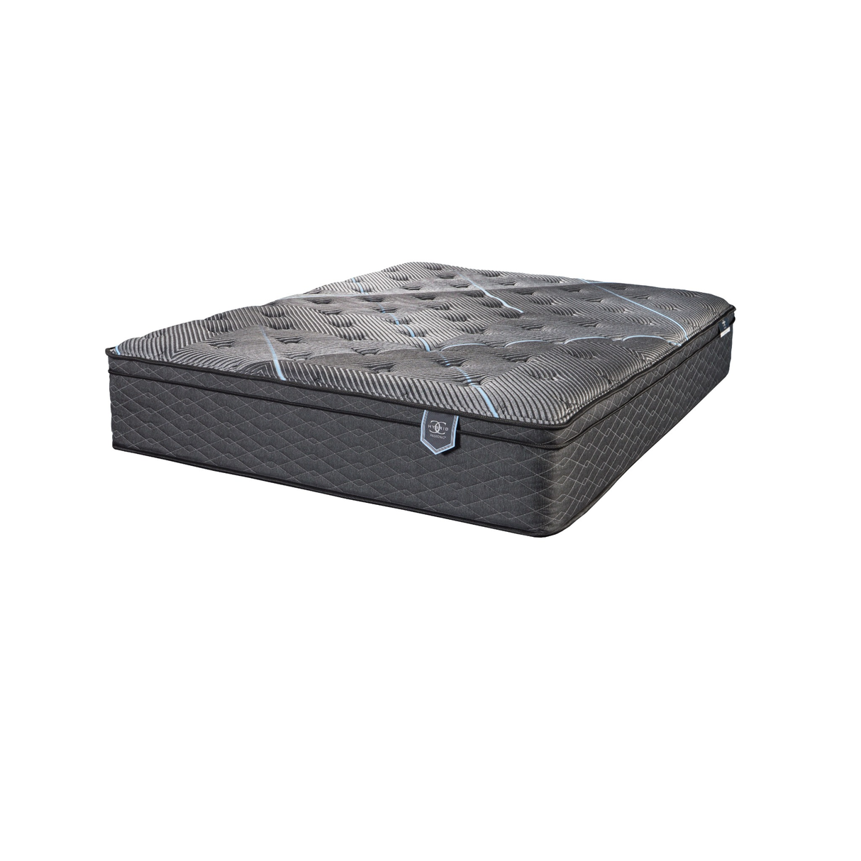 Restonic ComfortCare Hybrid Euro Top Mattress King Size with 12-Piece Bedding Set