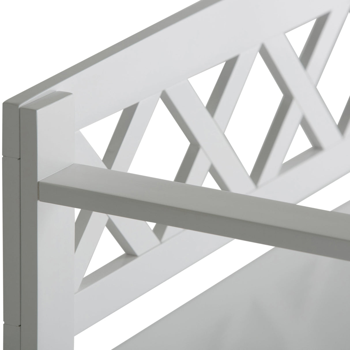 Amherst Solid Wood Entryway Storage Bench in White