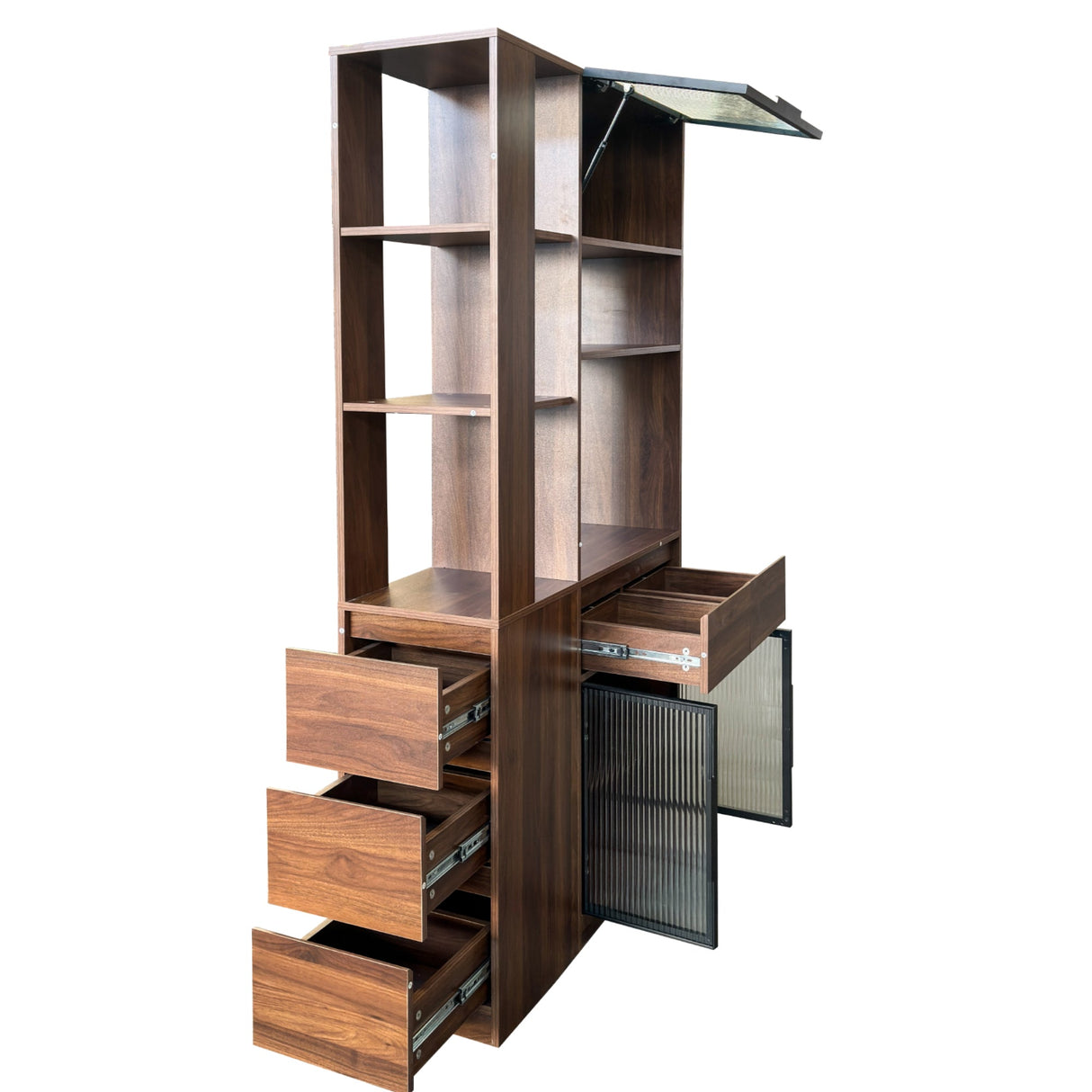 70.87"H Tall Storage Cabinet with Multi-Functional Storage Space