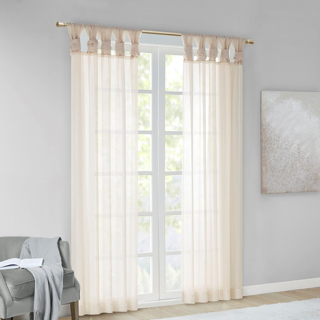 Twisted-tab-voile-sheer-window-pair-Curtains-&-Drapes