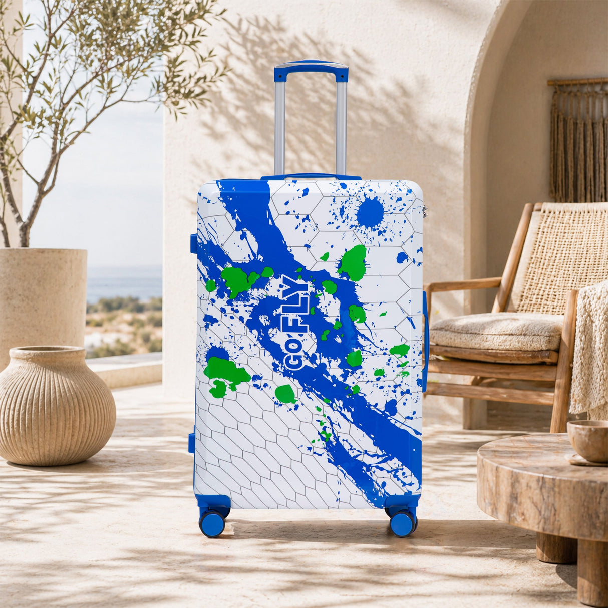 28 Inch Hard Case Luggage with Combination Lock
