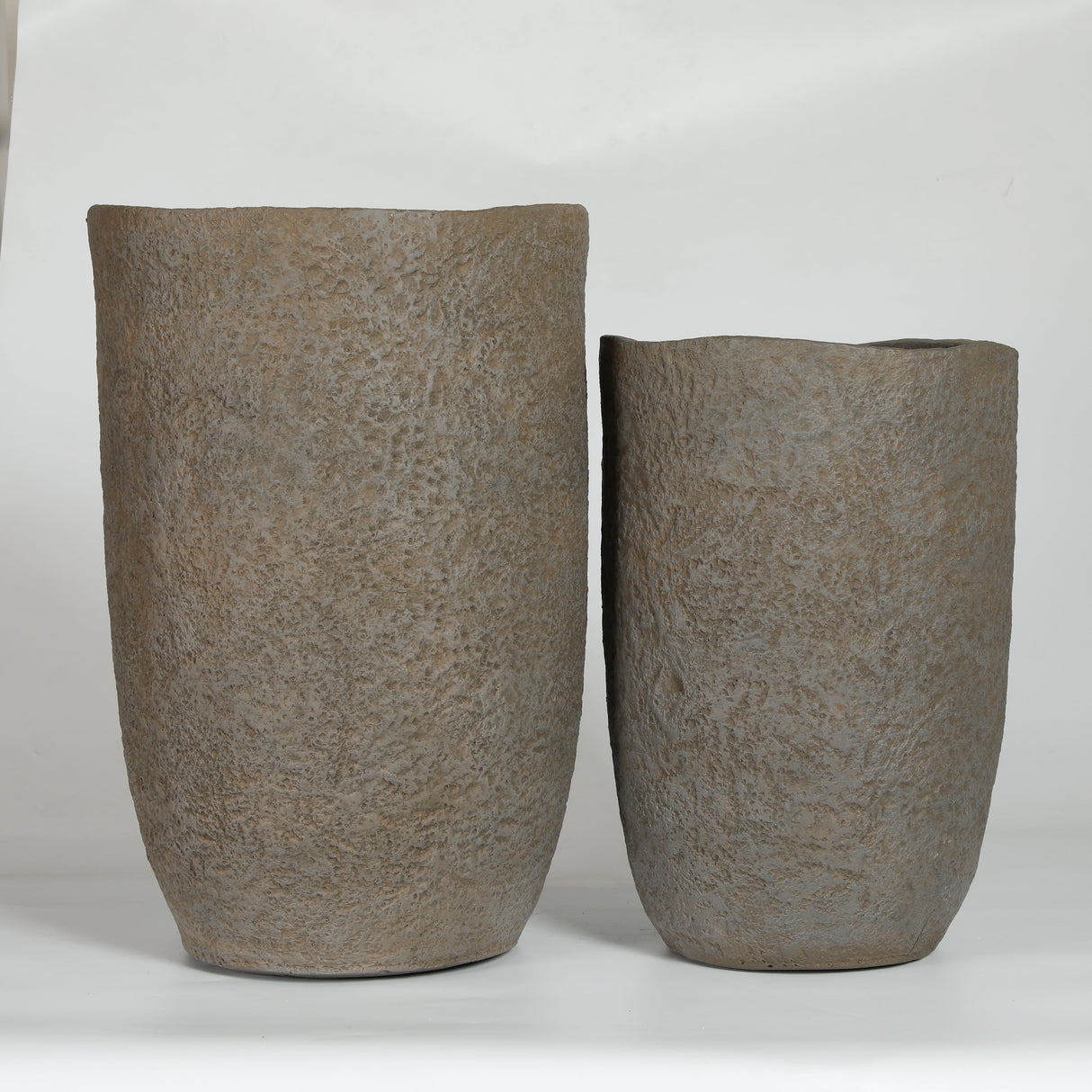 Round Concrete Planter Set of 2