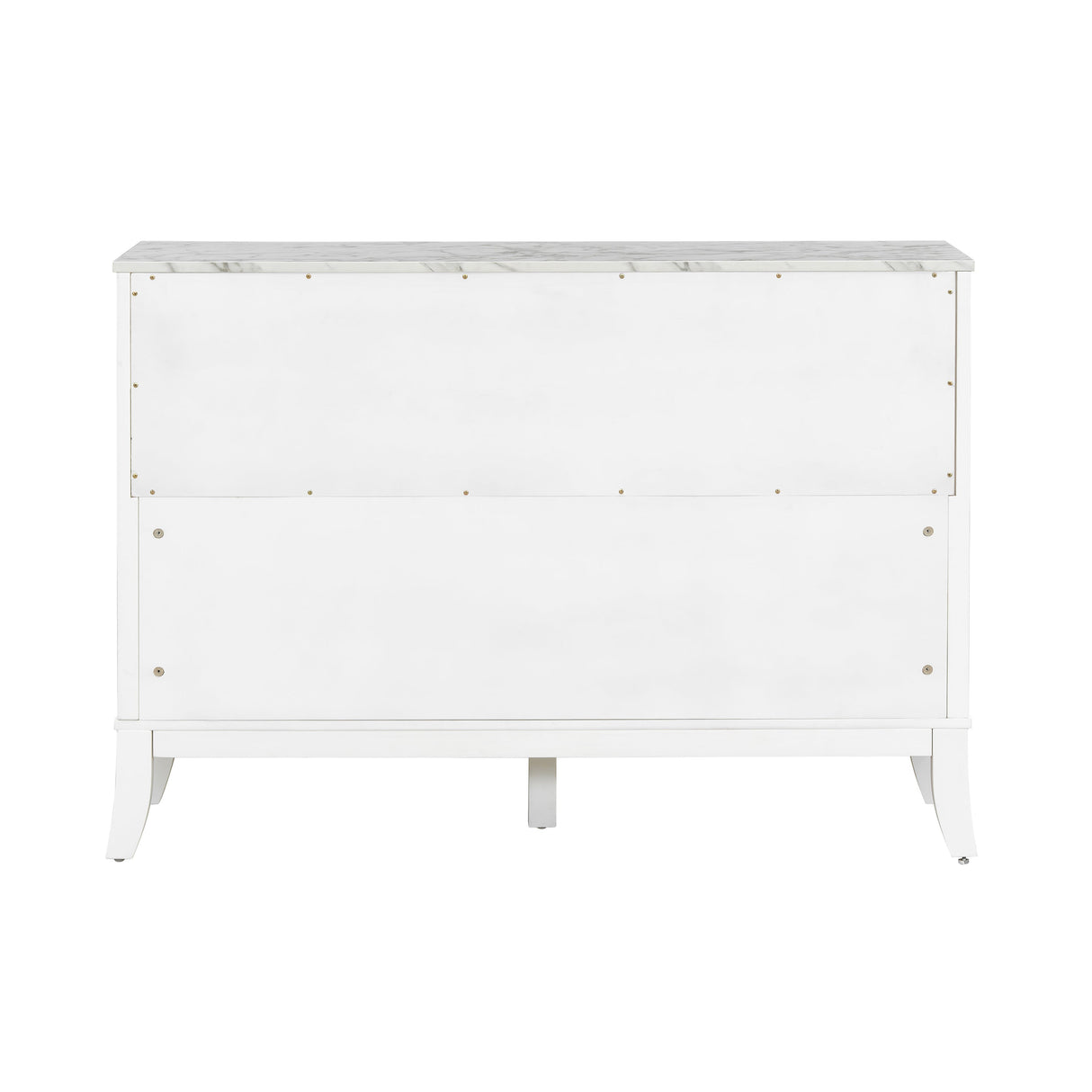 Storage Cabinet 3 Doors Stylish Style White