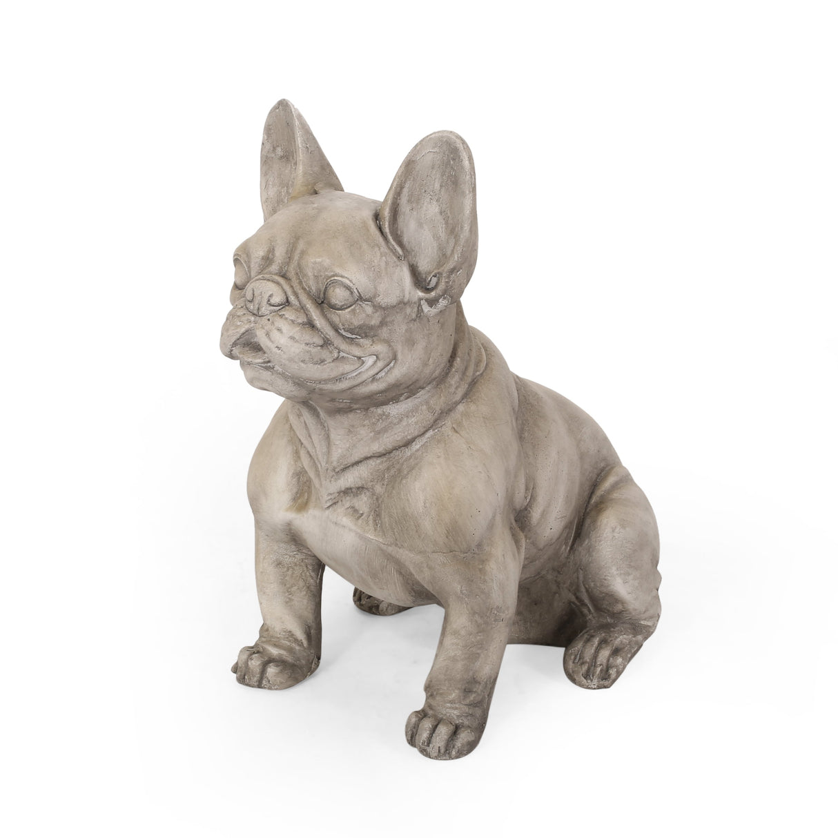 Dog Garden Sculpture, Outdoor French Bulldog Statue