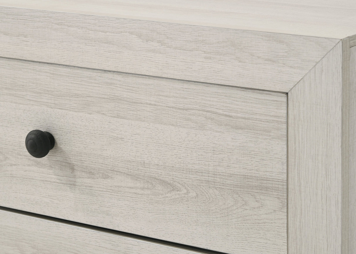 Cambridge Rustic 2-Drawer Storage Nightstand