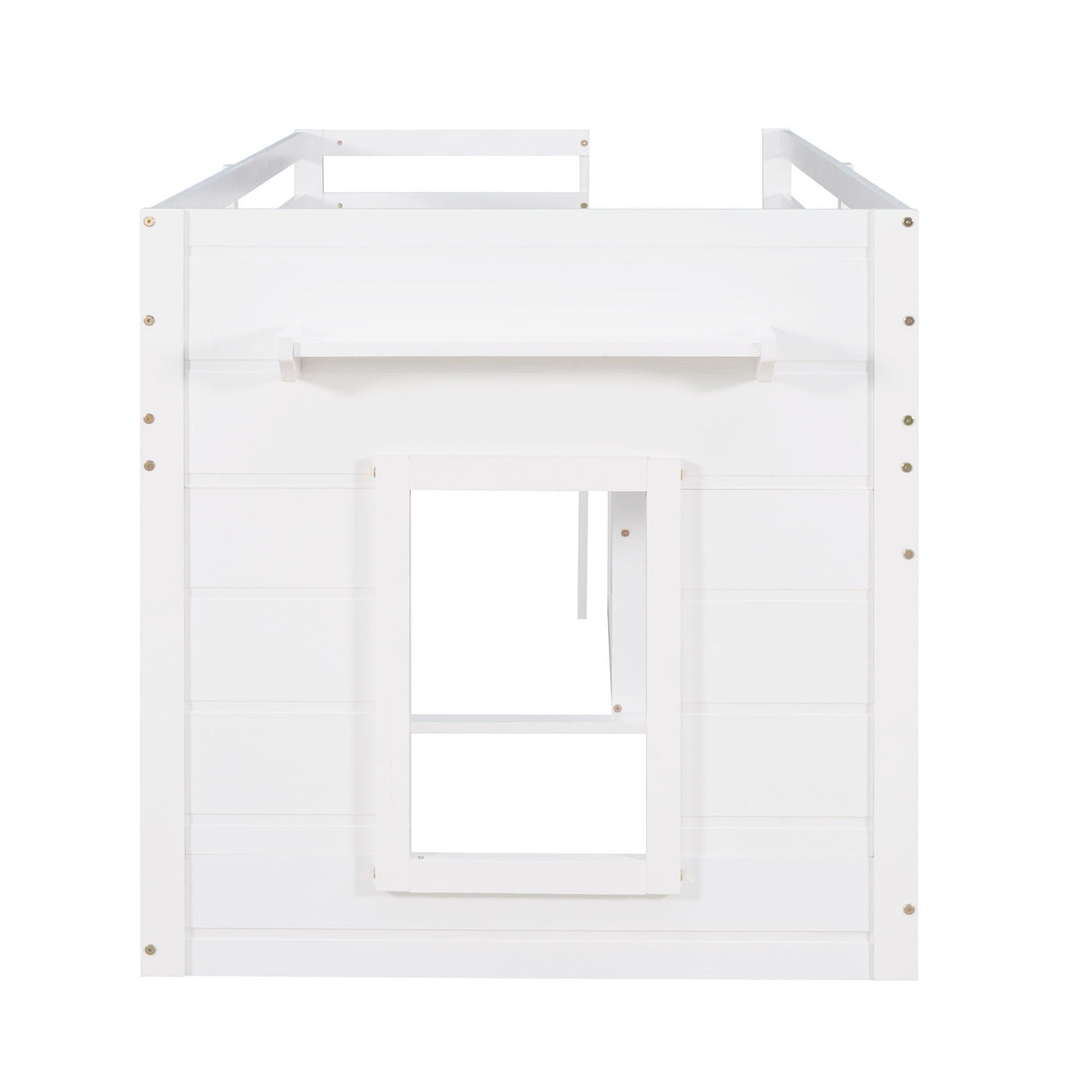 Loft Bed With Cabinet And Shelf