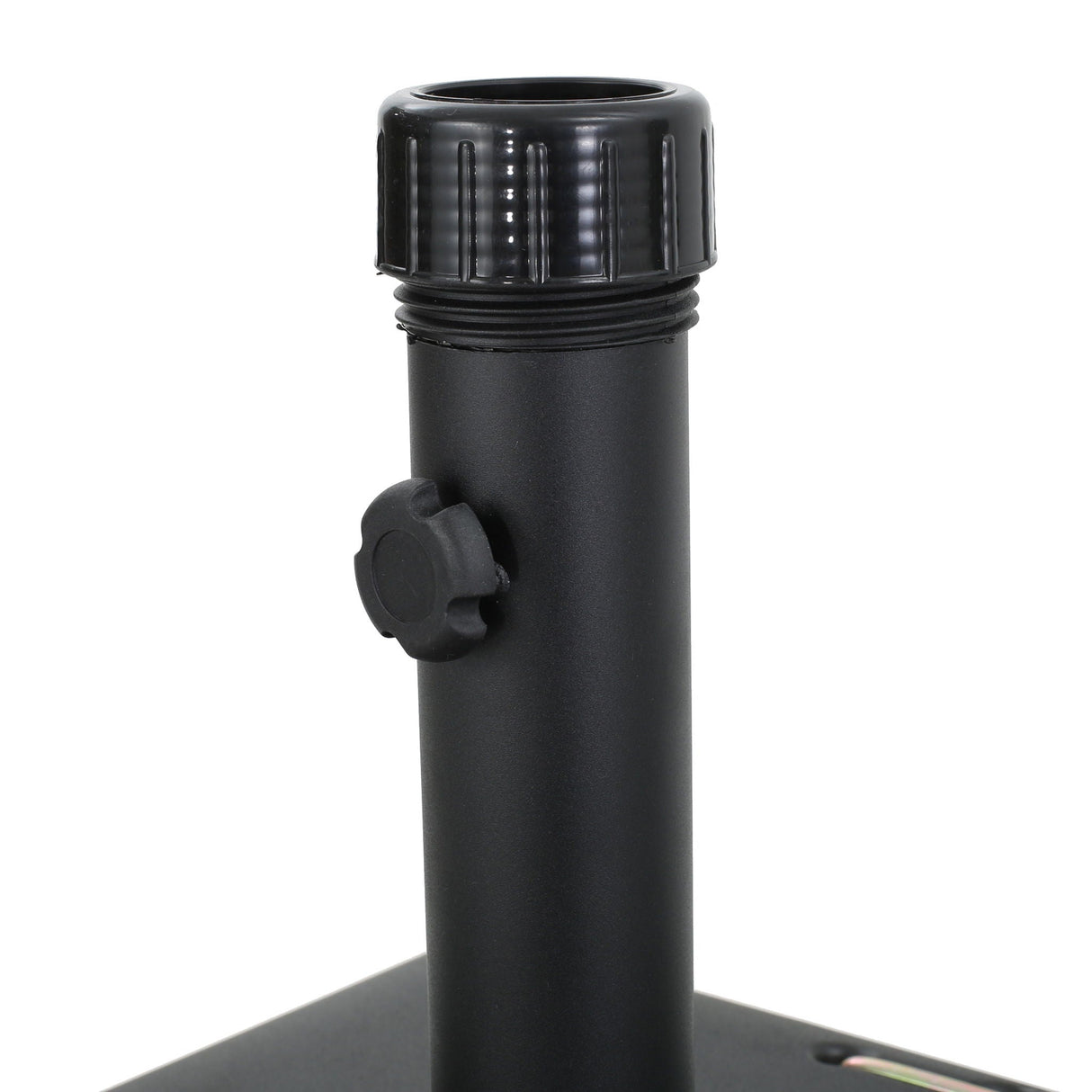 Wheelie - Stylish Square Umbrella Base With Stainless Steel Pole Handle