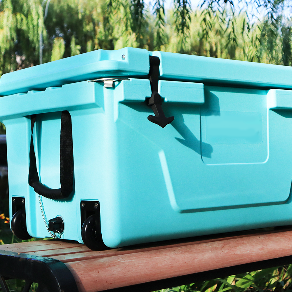 Blue 65QT Outdoor Cooler Ice Chest