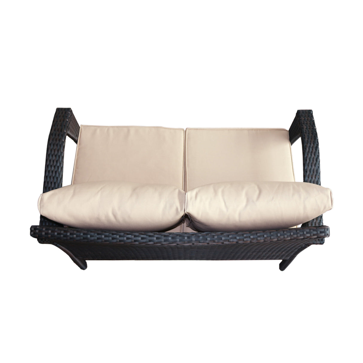 The Superior Comfort All-Weather Wicker Loveseat by Christopher Knight Home