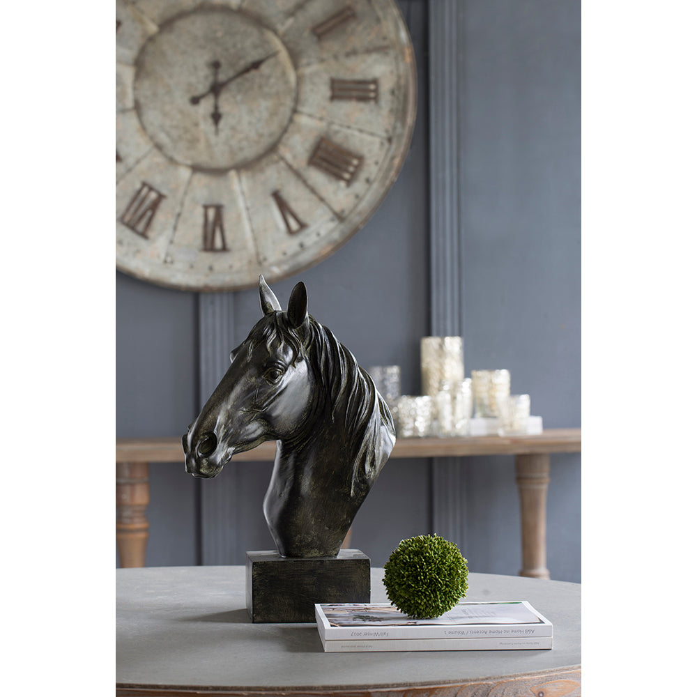 13x5.7x15.8 Equine Sculpture on Base