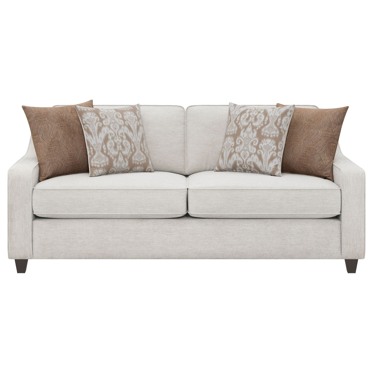 Mahaffey - Christine Upholstered Sloped Arm Sofa - Beige