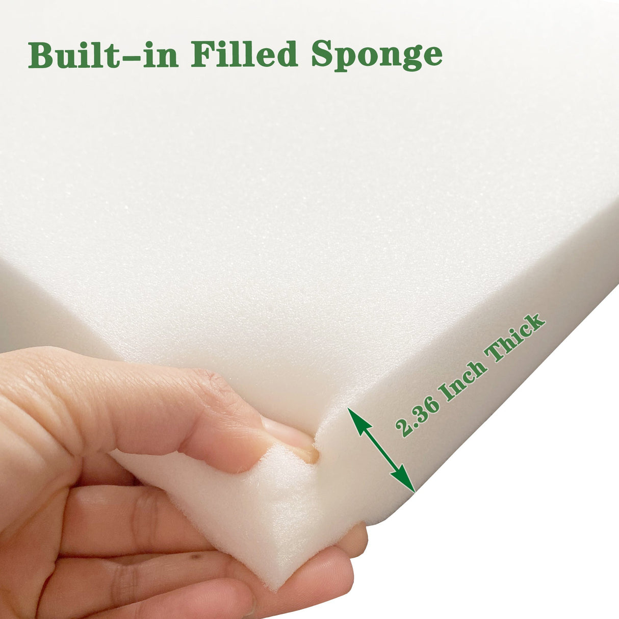 2-Piece Outdoor Chaise Lounge Cushion Set, Grey