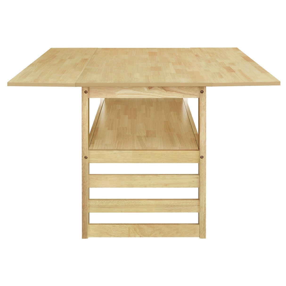 TOPMAX Modern 5-Piece Extendable Wood Dining Table Set