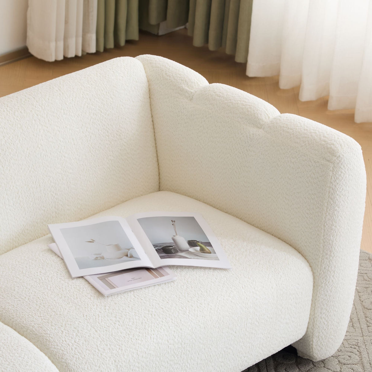 Tonson 3 Seater Sofa, Wave Design