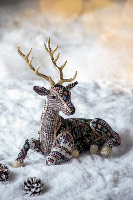 12.2x6.3x10.5'-Velvet-Foam-Sitting-Deer-Christmas-Decor