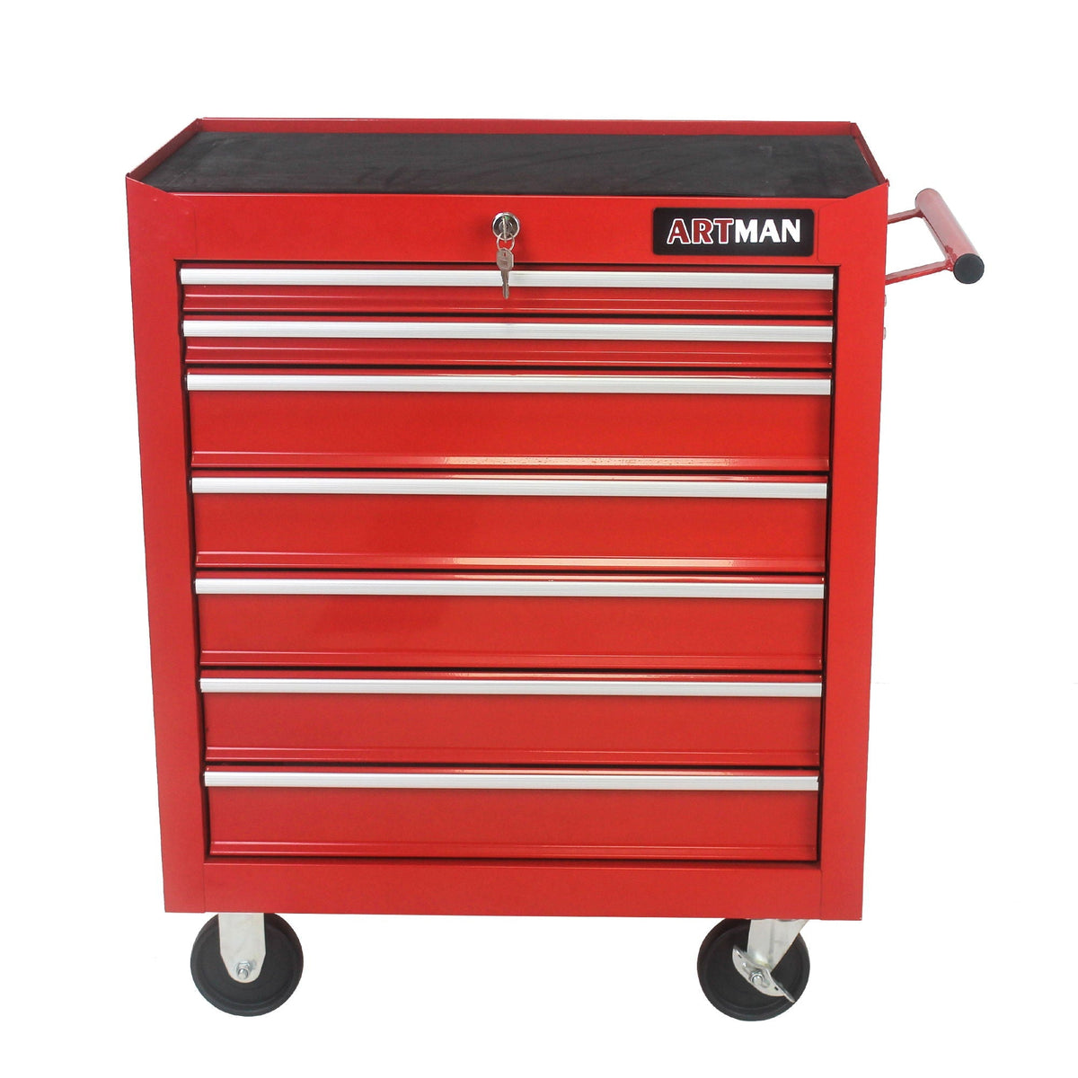 Multifunctional Tool Cart With Wheels And Drawers