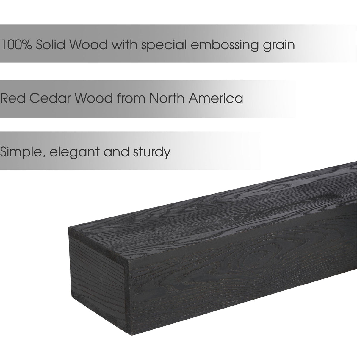 Fireplace Mantel Floating Shelf For Home Decor