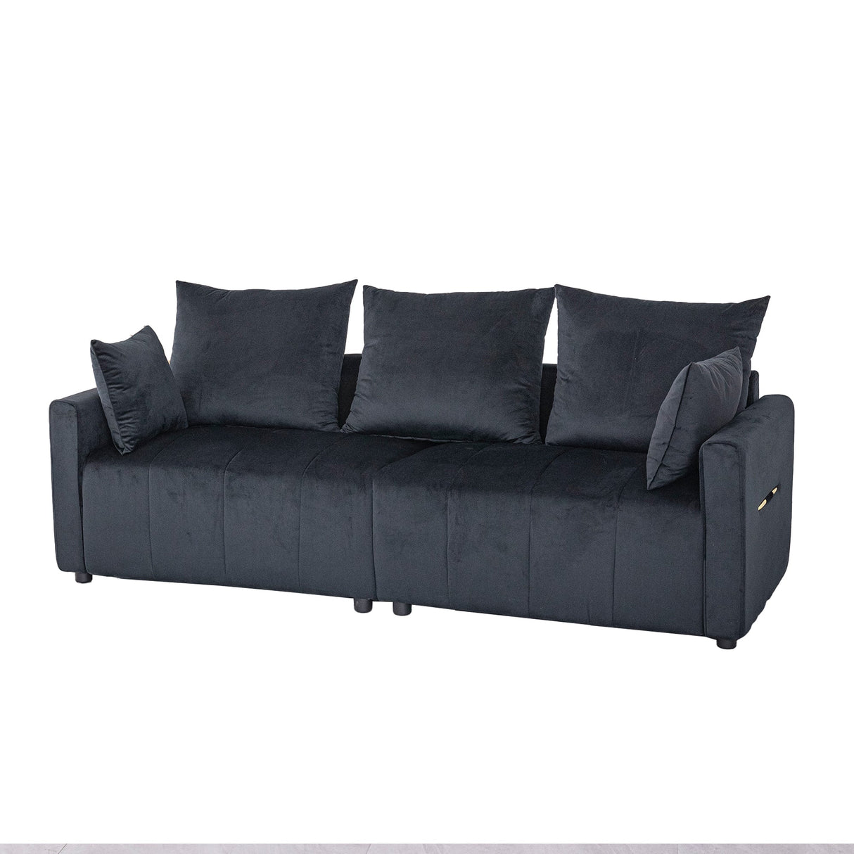 Velvet Modern 2-Seater Sofa