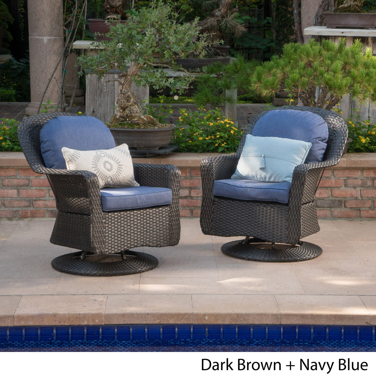 Liam Swivel Club Chair (Set of 2)