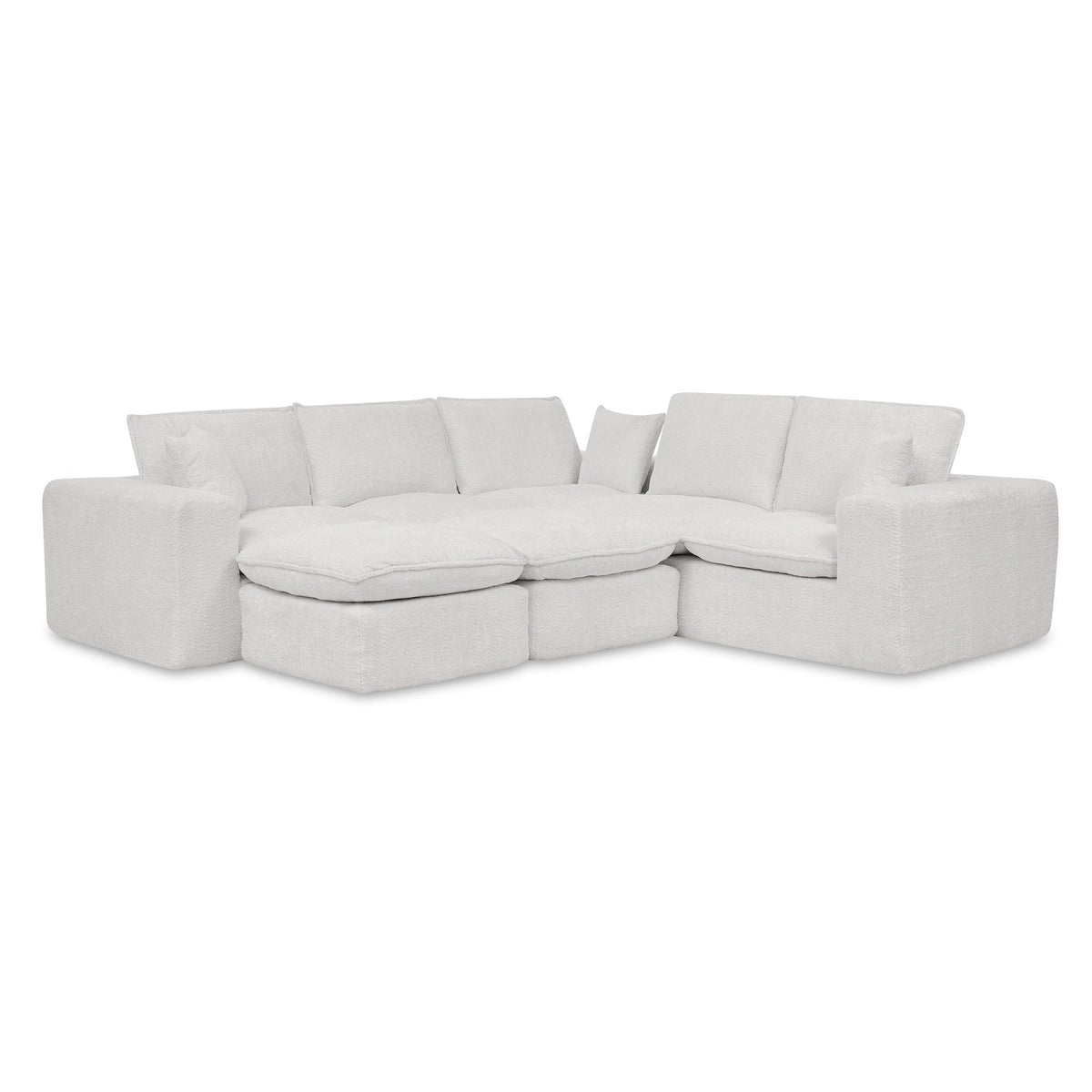 Sectional Sofa With Moveable Ottoman