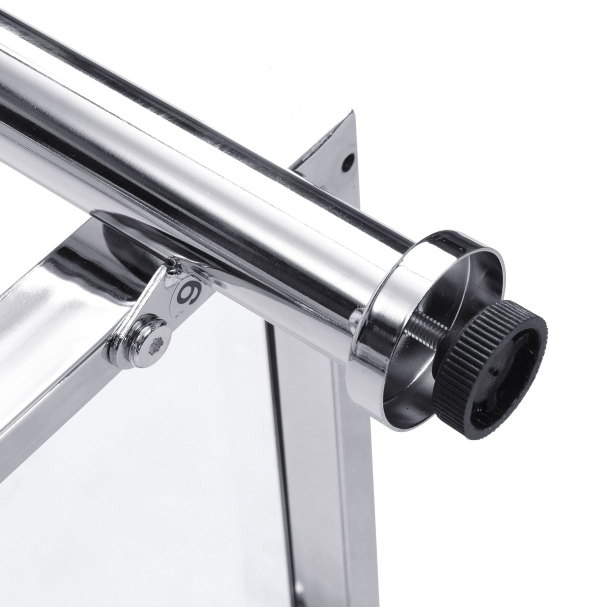 Chrome Glass Sofa Table, Acrylic Side Table, Console Table For Living Room & Bedroom - Chrome