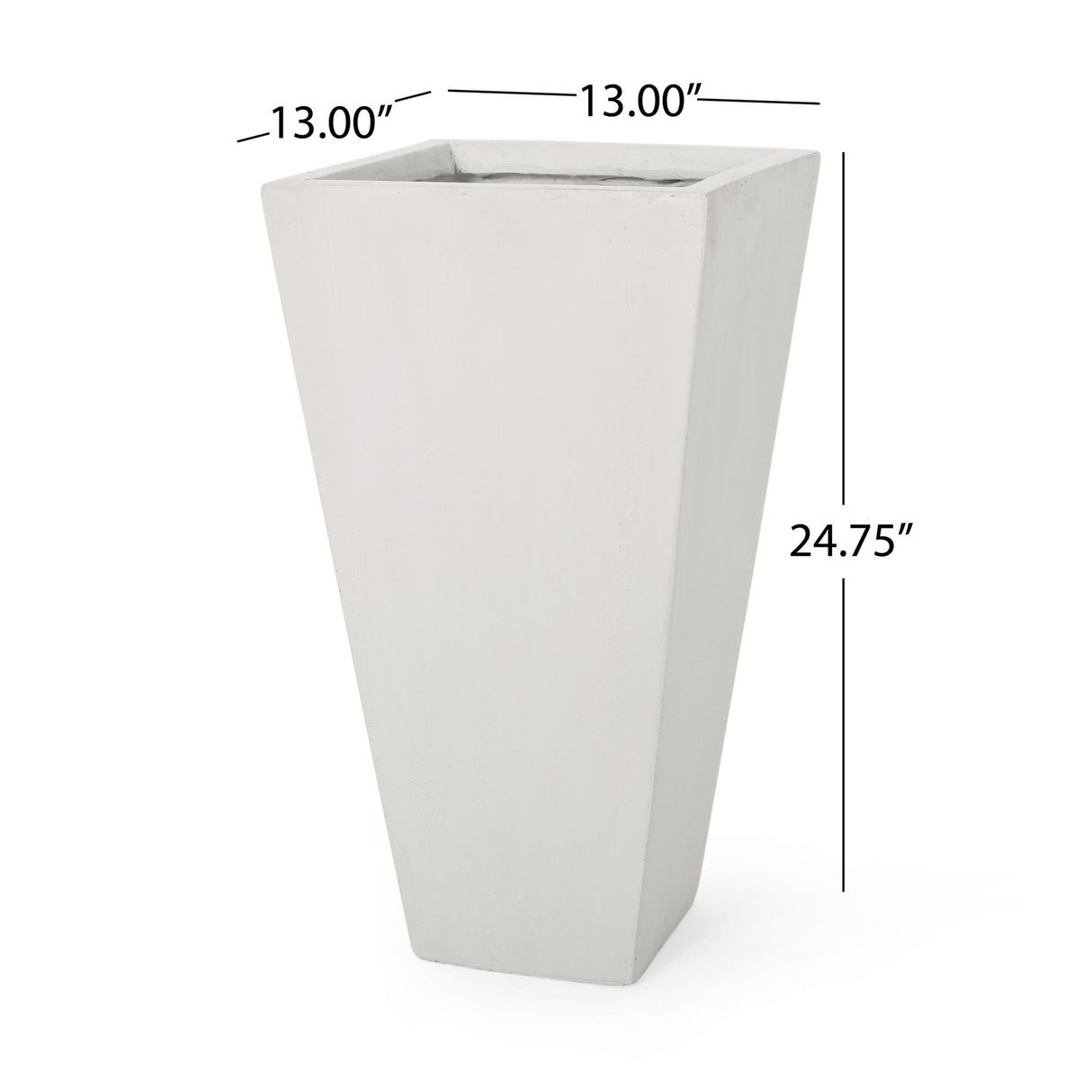 Outdoor Modern Cast Stone Planter