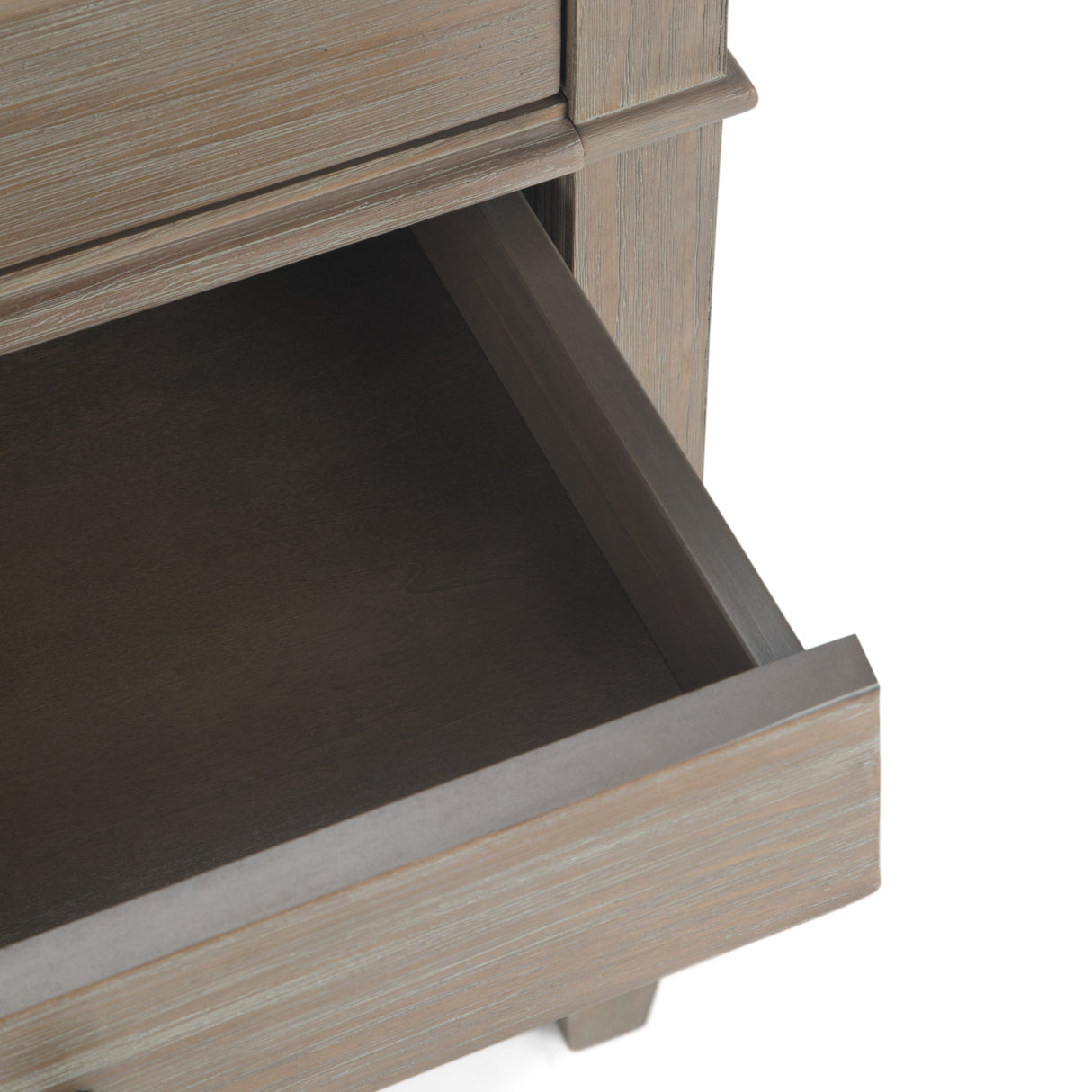 Carlton Bedside Table - Distressed Grey