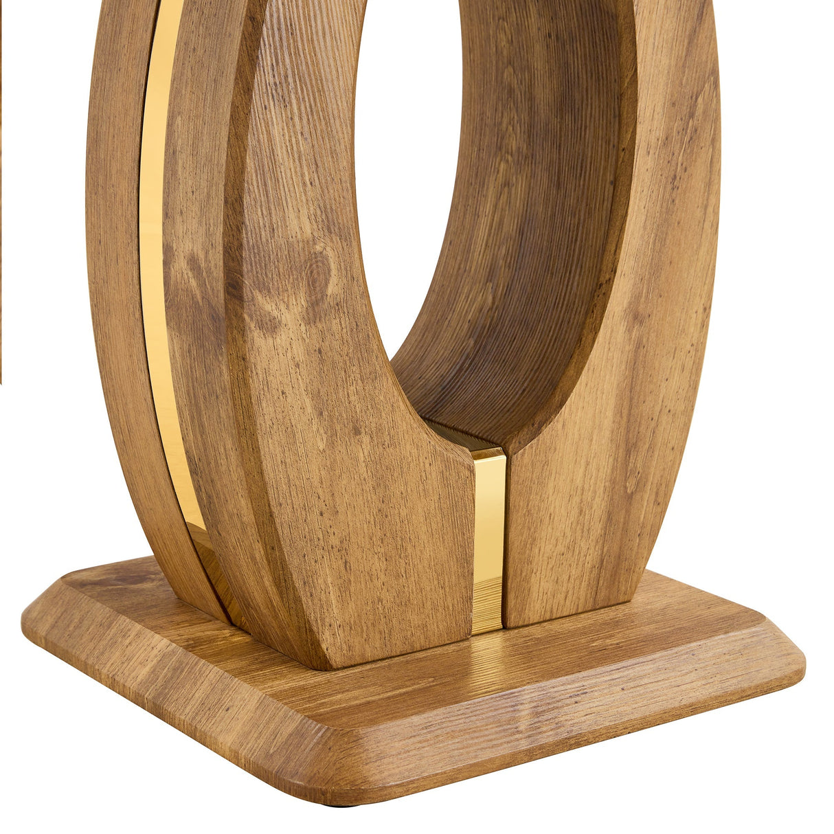 Elegant Wood-Grain Coffee Table